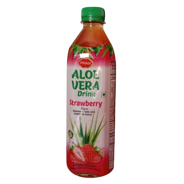 Pran Aloe Vera Strawberry 500ml- 24pk ($1.05)