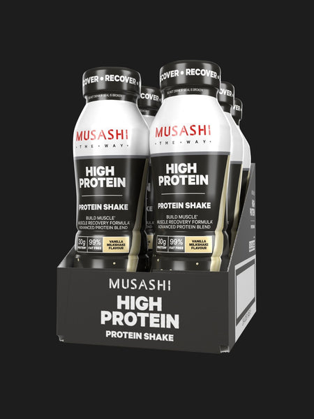 Musashi High Protein Vanila 375ml - 6 Unit