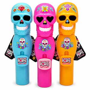 Halloween Skull Candy Push Pop 8g -12pk