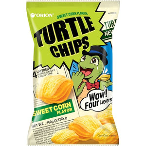 Turtle chips sweetcorn 160g- 14pk
