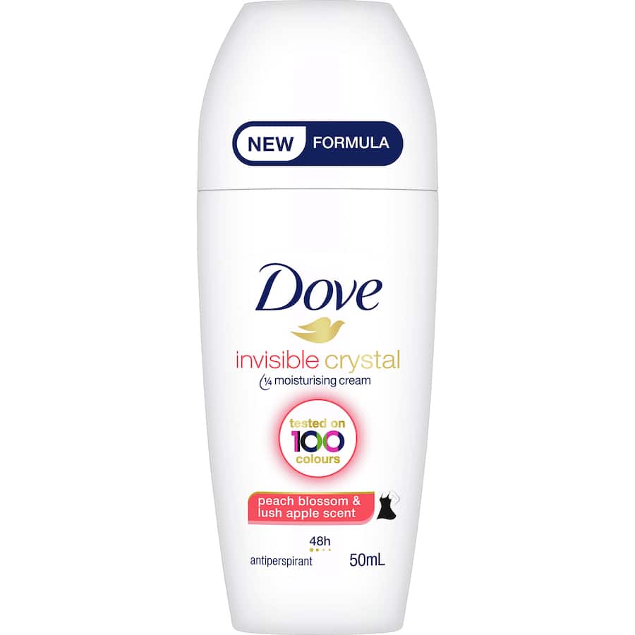 DOVE ROLL ON 48g- Invisible Crystal - 6 unit