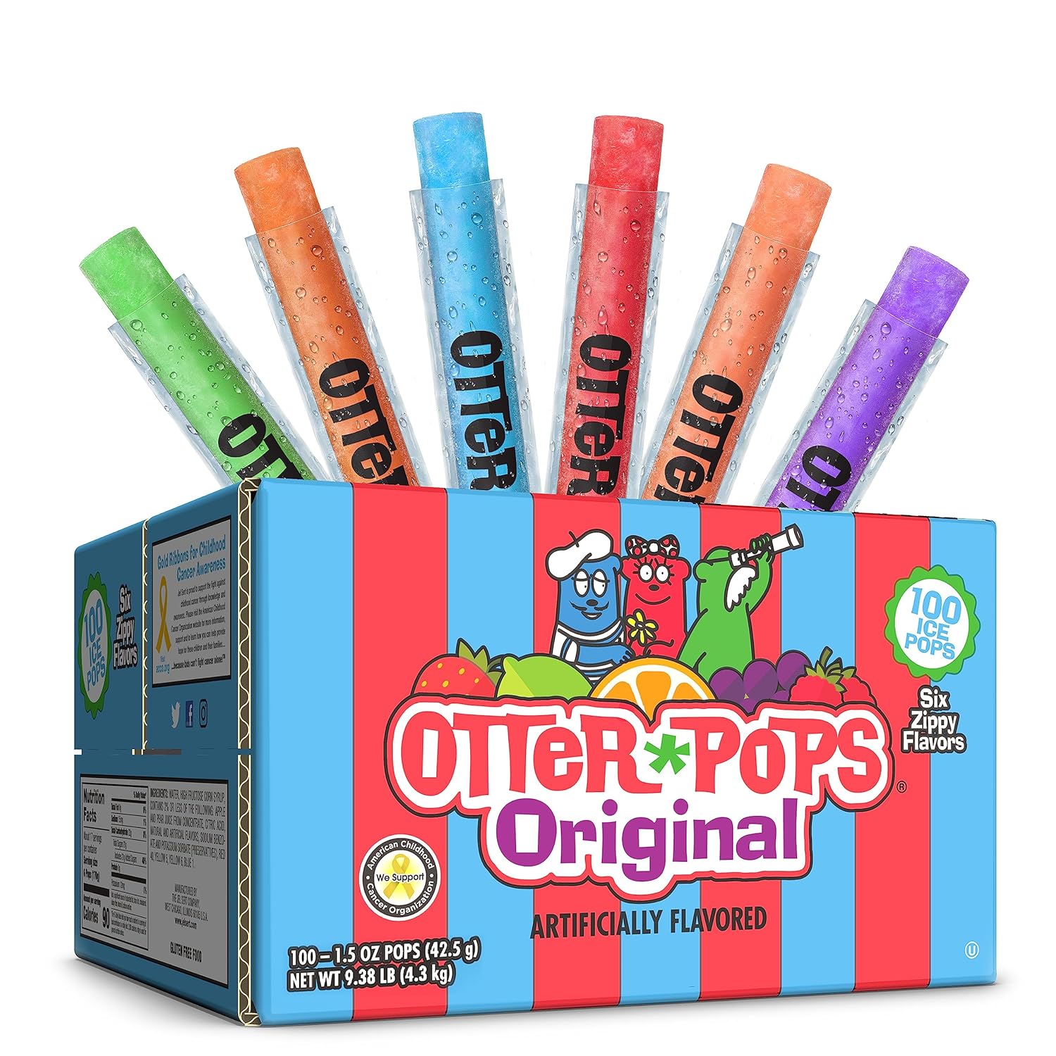 Otter Pops Freeze Bars- 200pk