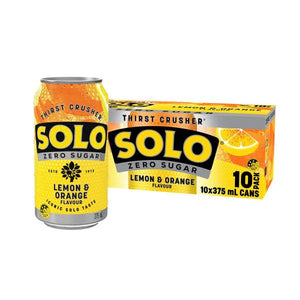 Solo Zero sugar Lemon & orange 10pk